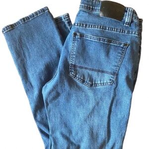 Steve’s Slim Fit Stretch Jeans Mens 32x30 Blue Wash Denim 4 Pocket Jean